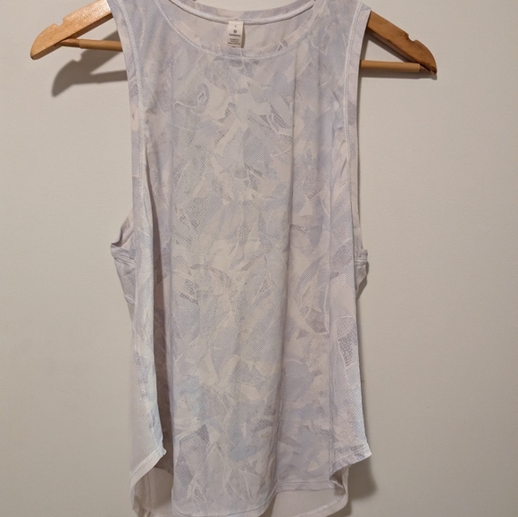 Lululemon Ace Tank in Jasmine White / Multi White UV Shield - Picture 7 of 11